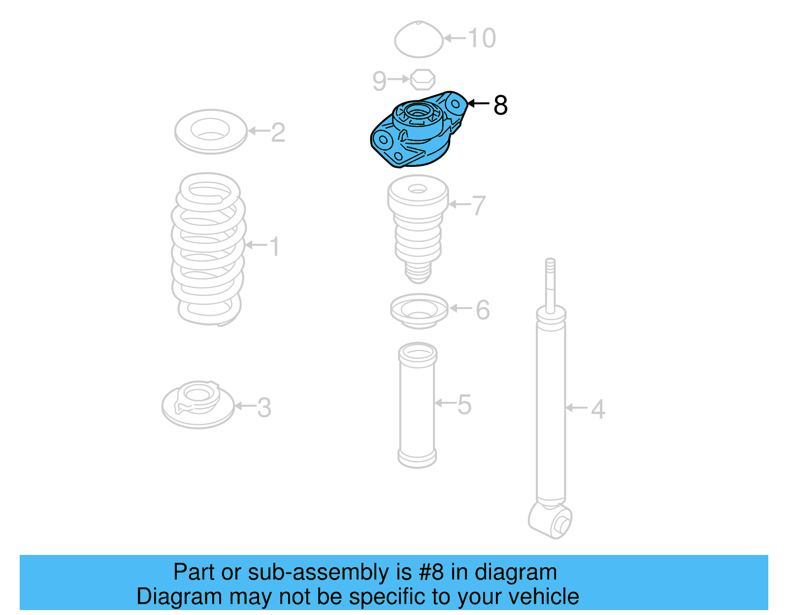 Shock Mount 1K0-513-353-H - View 8