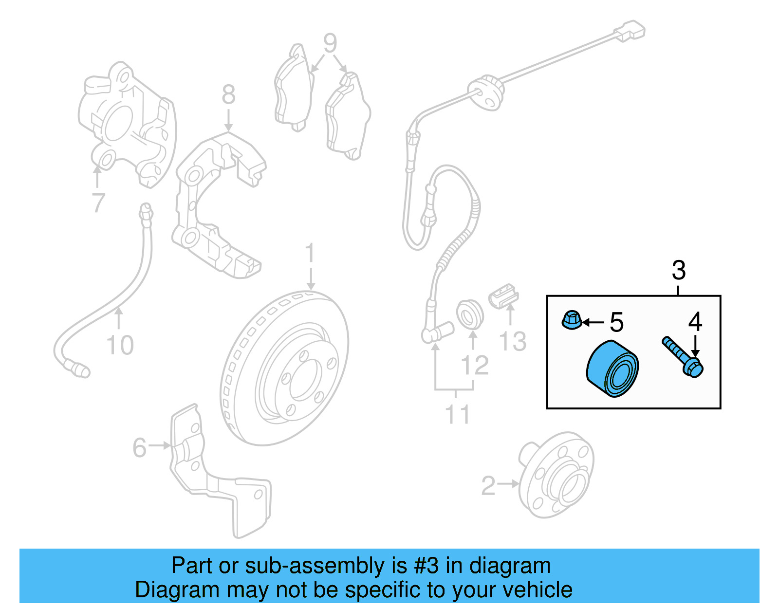 Bearing Assembly 4A0-498-625 - View 9