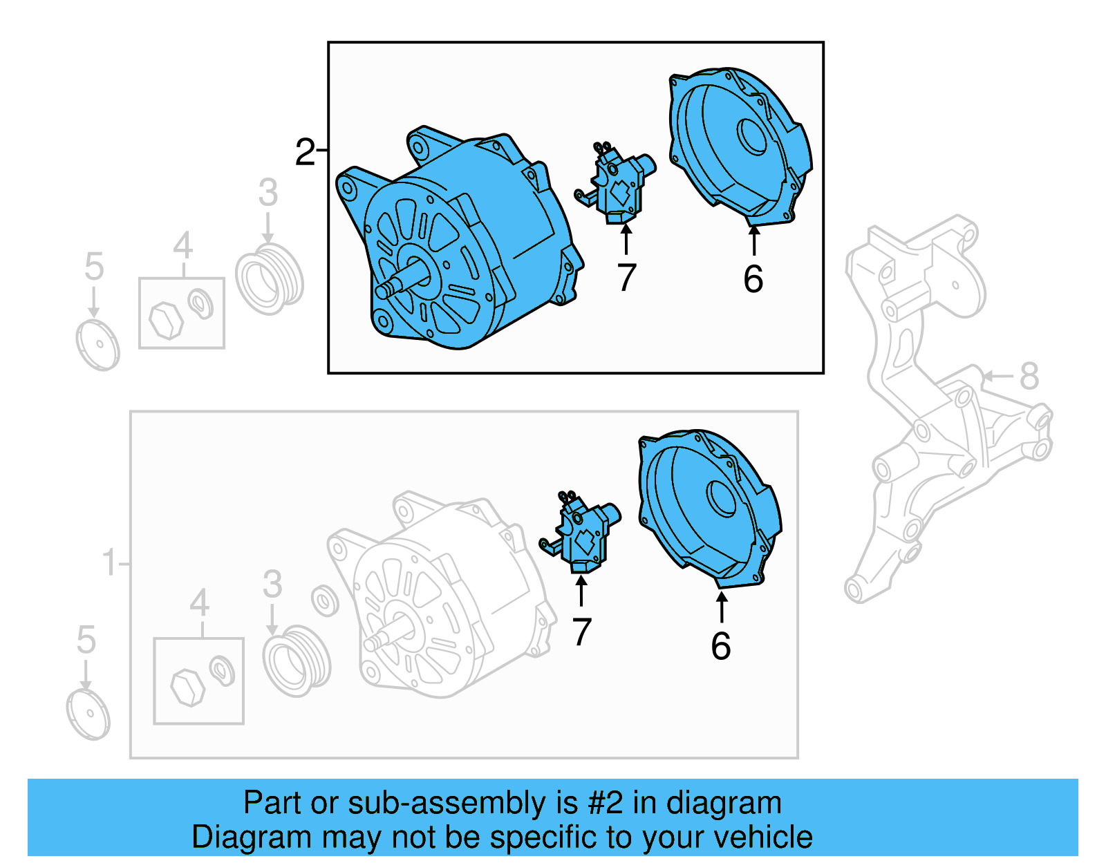 Alternator 06F-903-023-FX - View 6