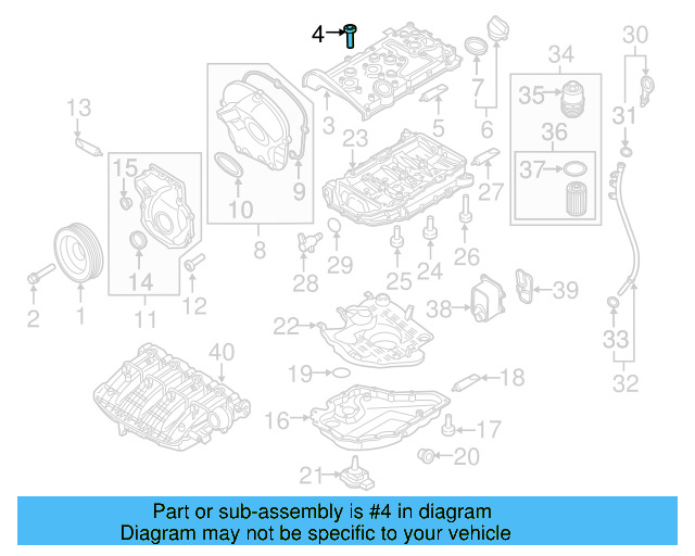 Cylinder Head Screw N-105-540-05 - View 15