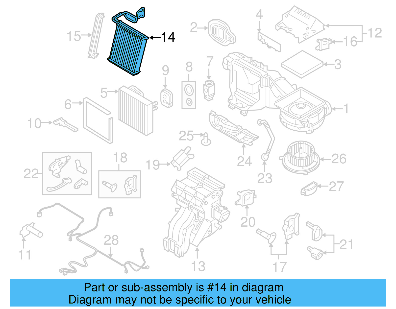 Heater Core 5QE-898-037 - View 3