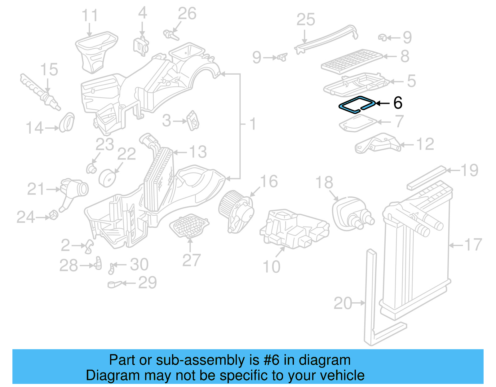 Filter Housing Gasket 8D0-819-165-B - View 21