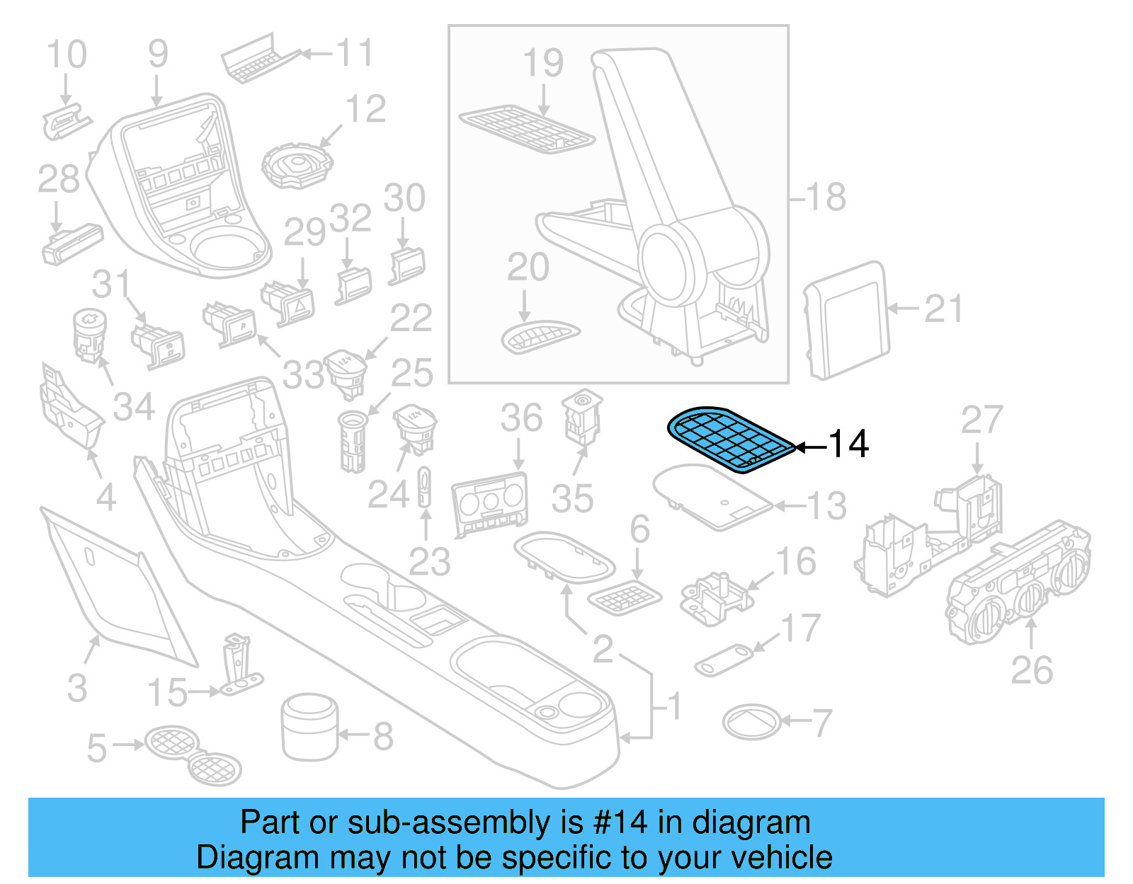 Cover Mat 5C5-863-328-B-82V - View 2