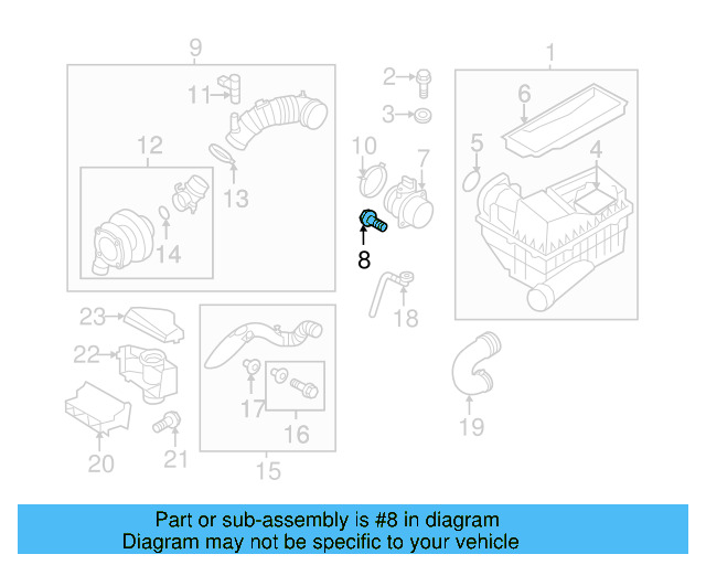 Air Mass Sensor Screw N-901-720-04 - View 32