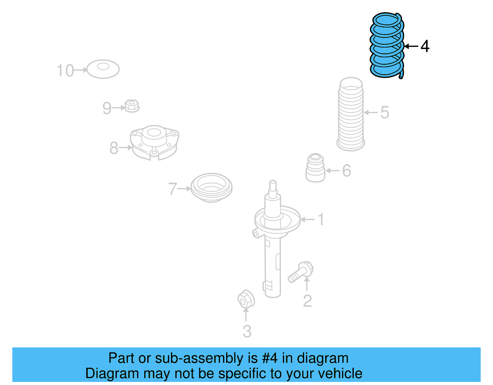 Coil Spring 3C0-411-105-M