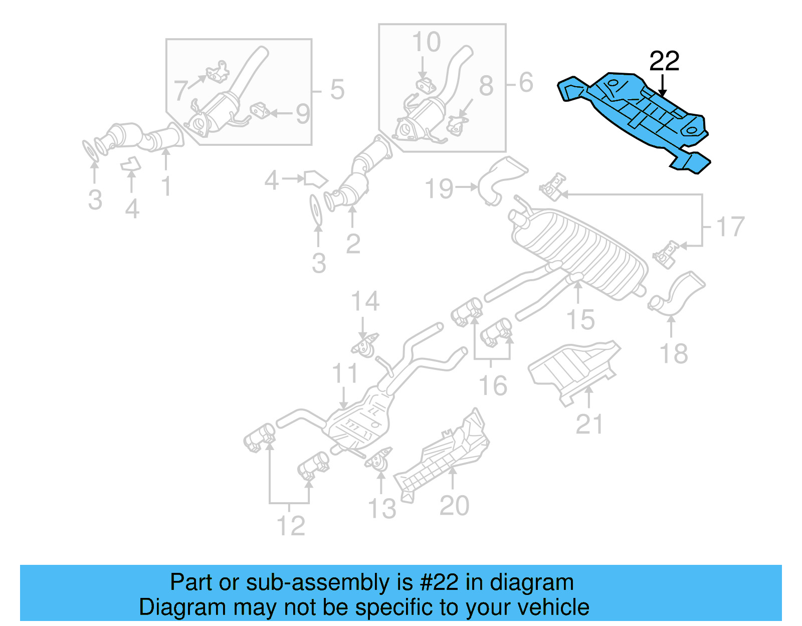 Heat Shield 7L0-825-711-C - View 7