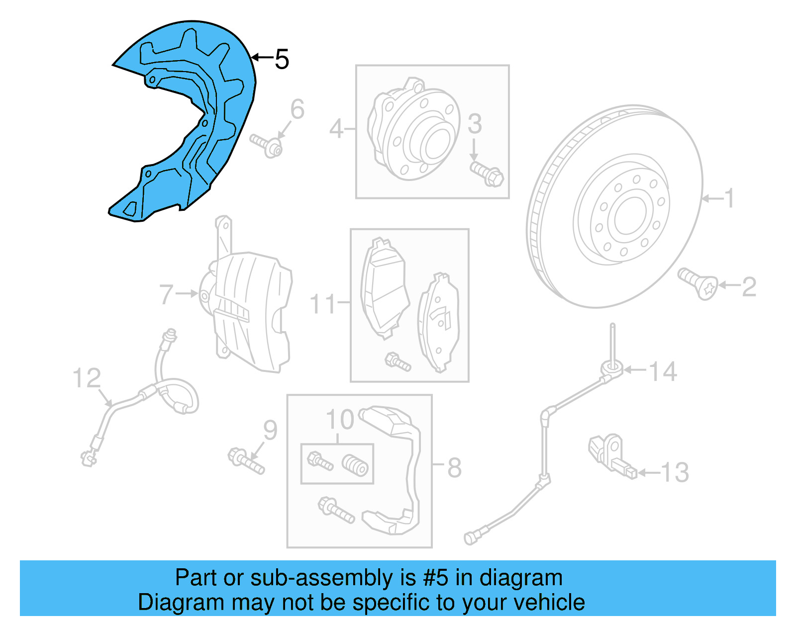 Splash Shield 3QF-615-311-A - View 7