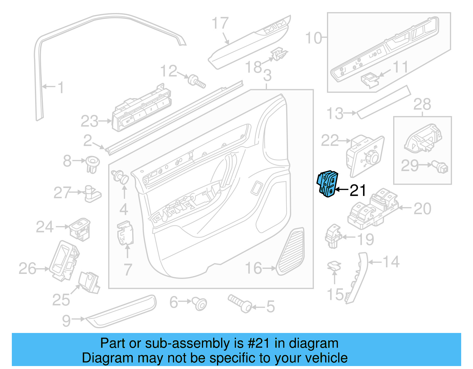 Lock Switch 7P6-962-126-A