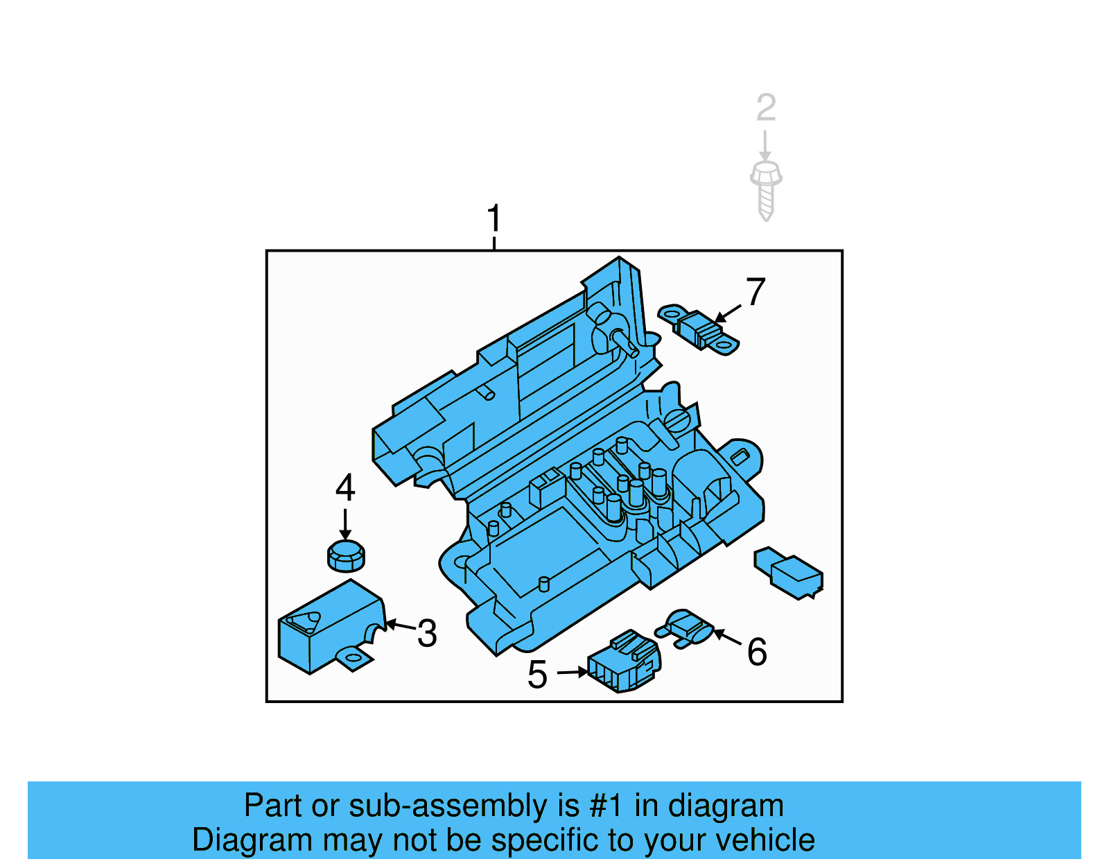 Fuse & Relay Box 3C0-937-548