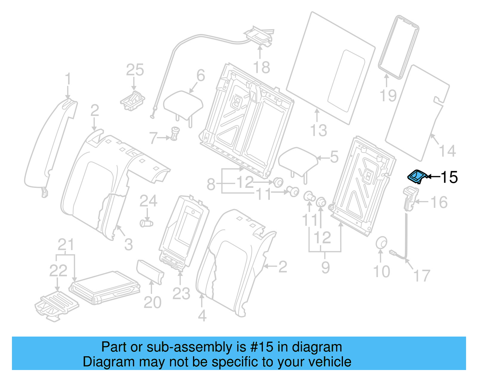 Lock Cover 3C5-885-893-9B9 - View 12