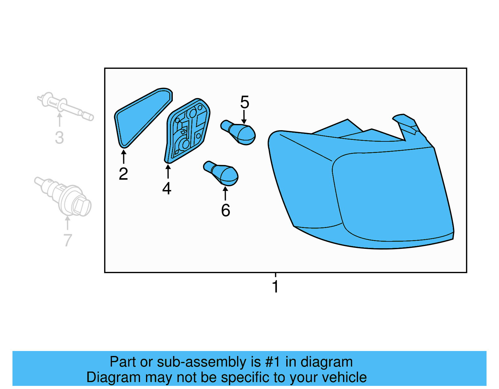 Tail Lamp Assembly 5C6-945-095-D - View 5