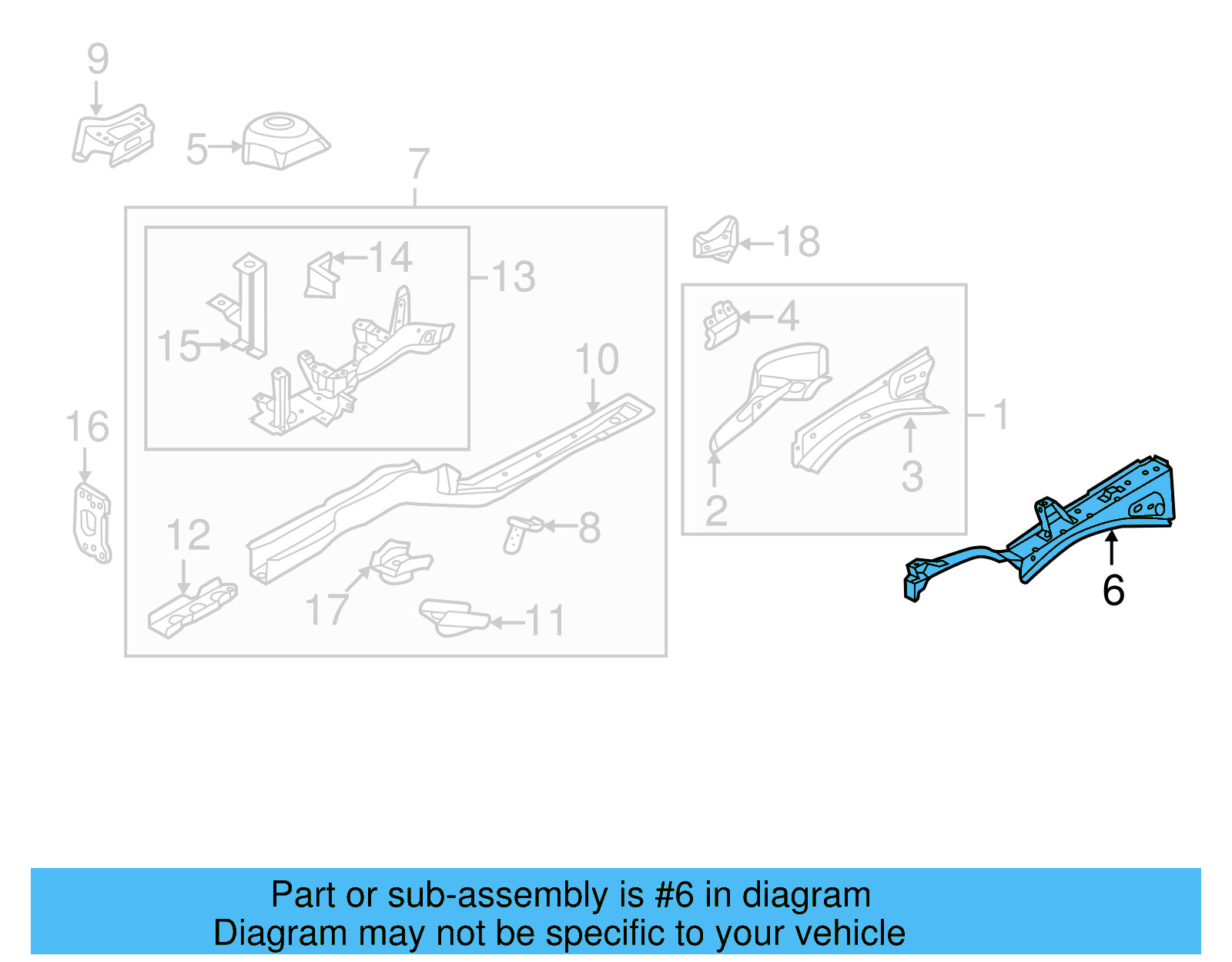 Outer Rail 5C5-810-135 - View 5