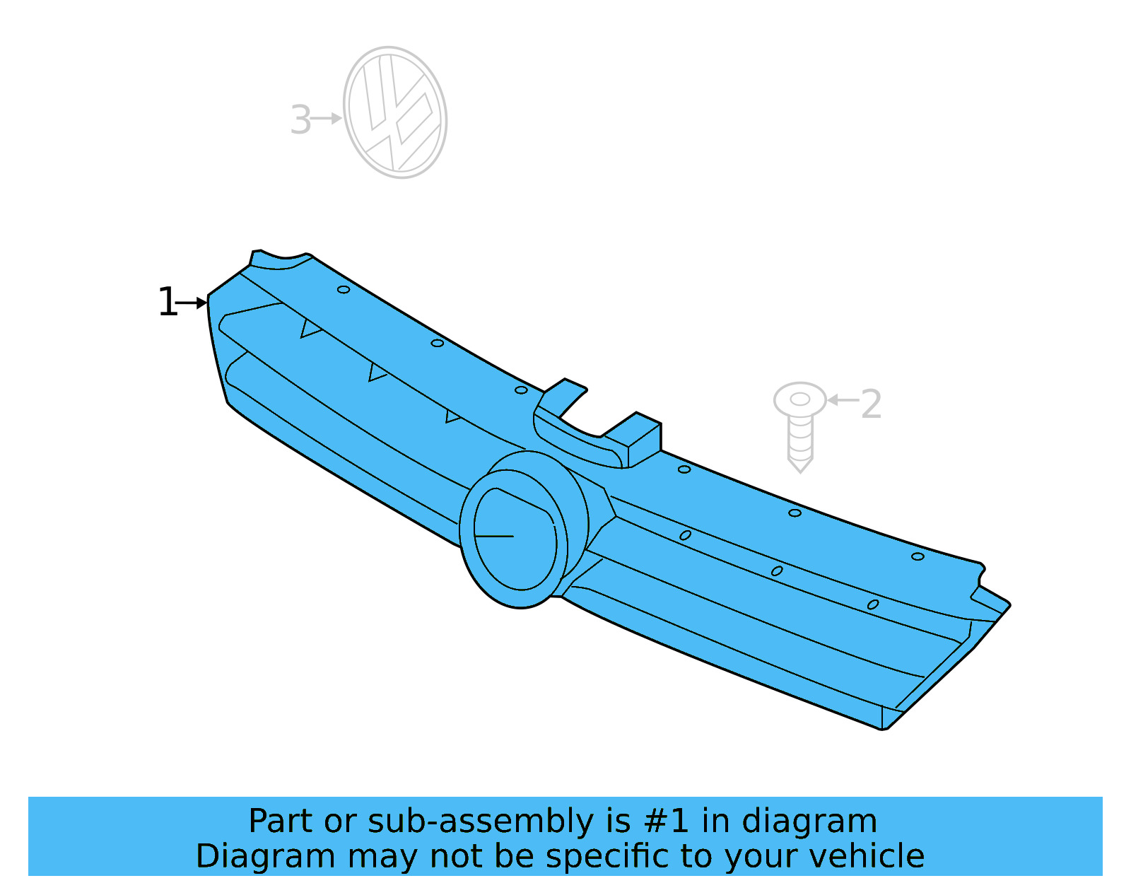 Grille 5GM-853-651-AF-ZLL - View 6
