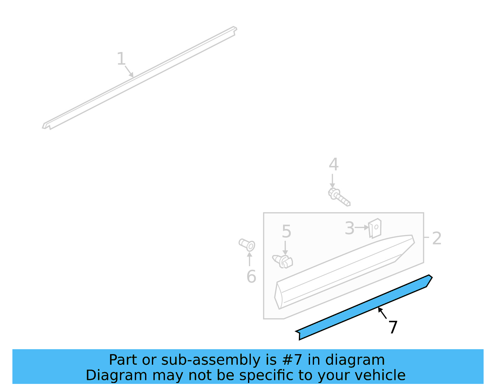 Lower Trim 3G8-853-333-3Q7 - View 4