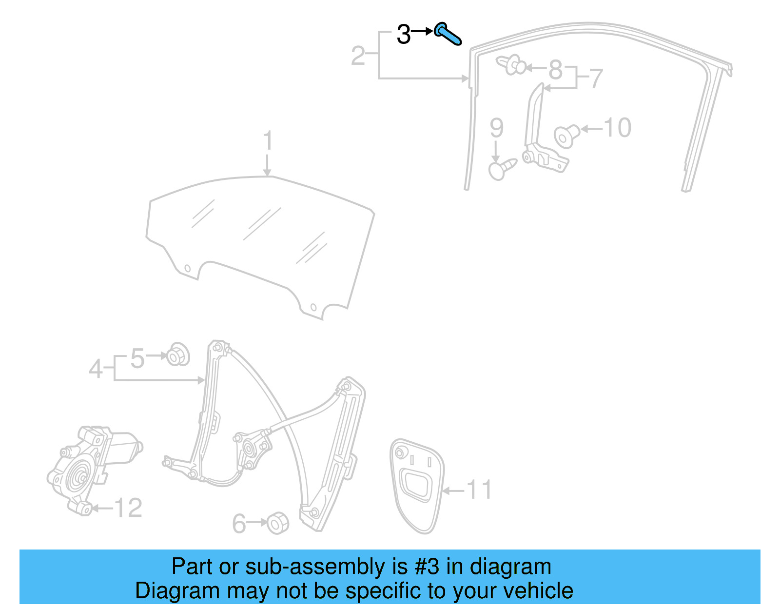 Window Channel Clip 5G0-837-732-A - View 5