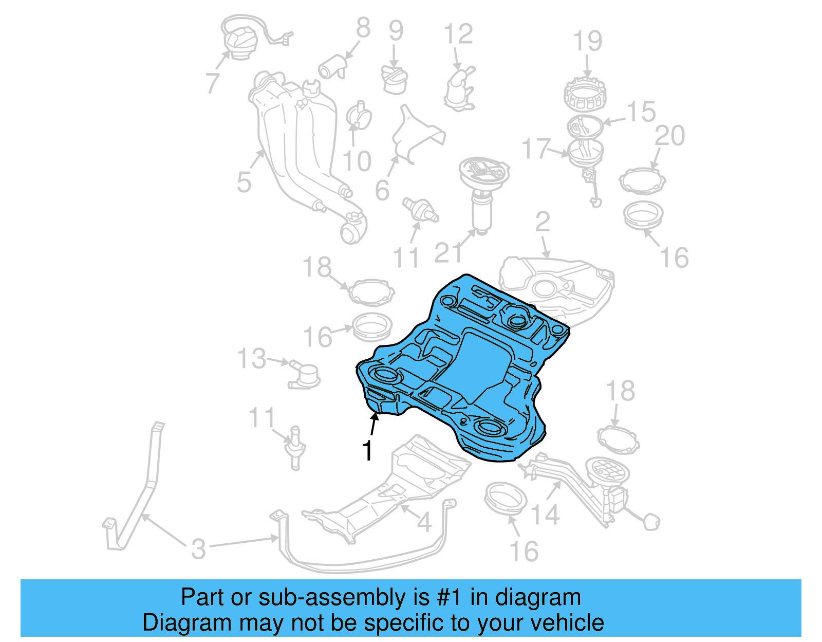Fuel Tank 3B7-201-075-C - View 4