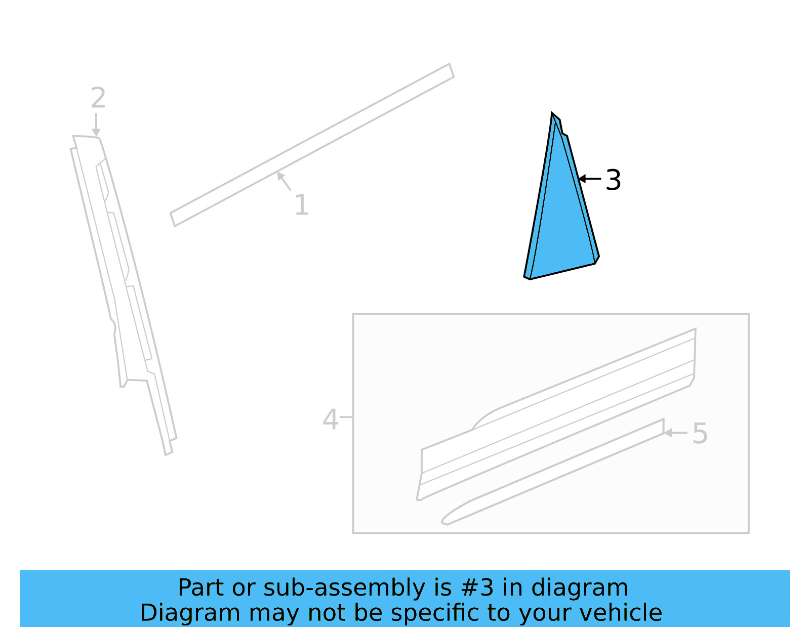 Rear Trim 2GJ-839-637-9B9 - View 4