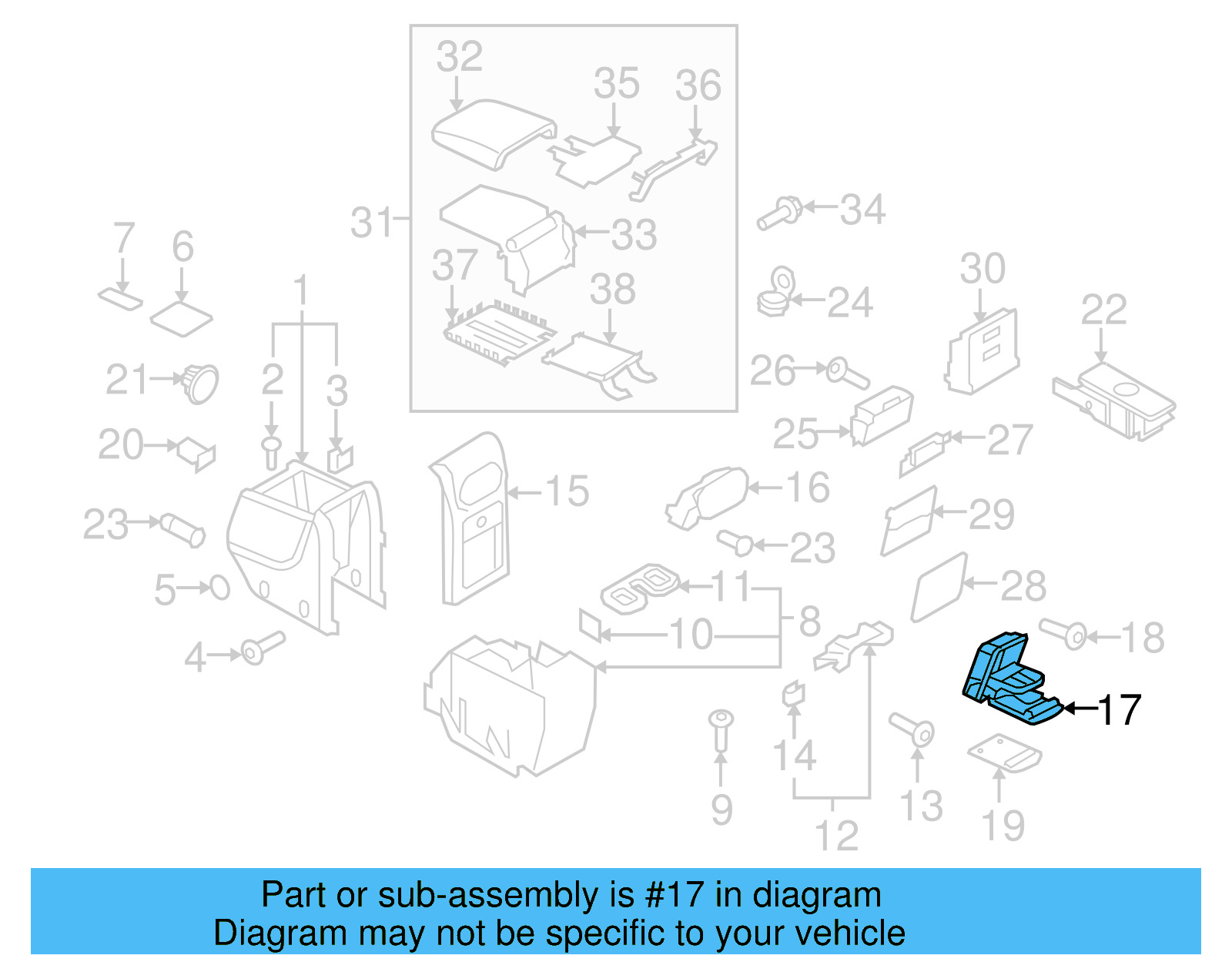 Cup Holder 7N0-862-533-82V - View 4