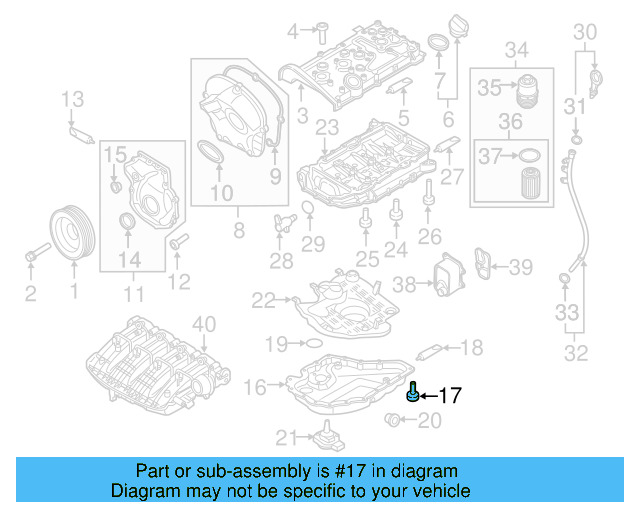 Timing Case Bolt N-910-967-02 - View 29