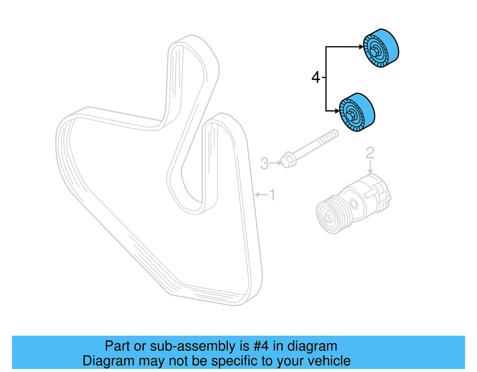 Idler Pulley 022-145-276-F - View 32