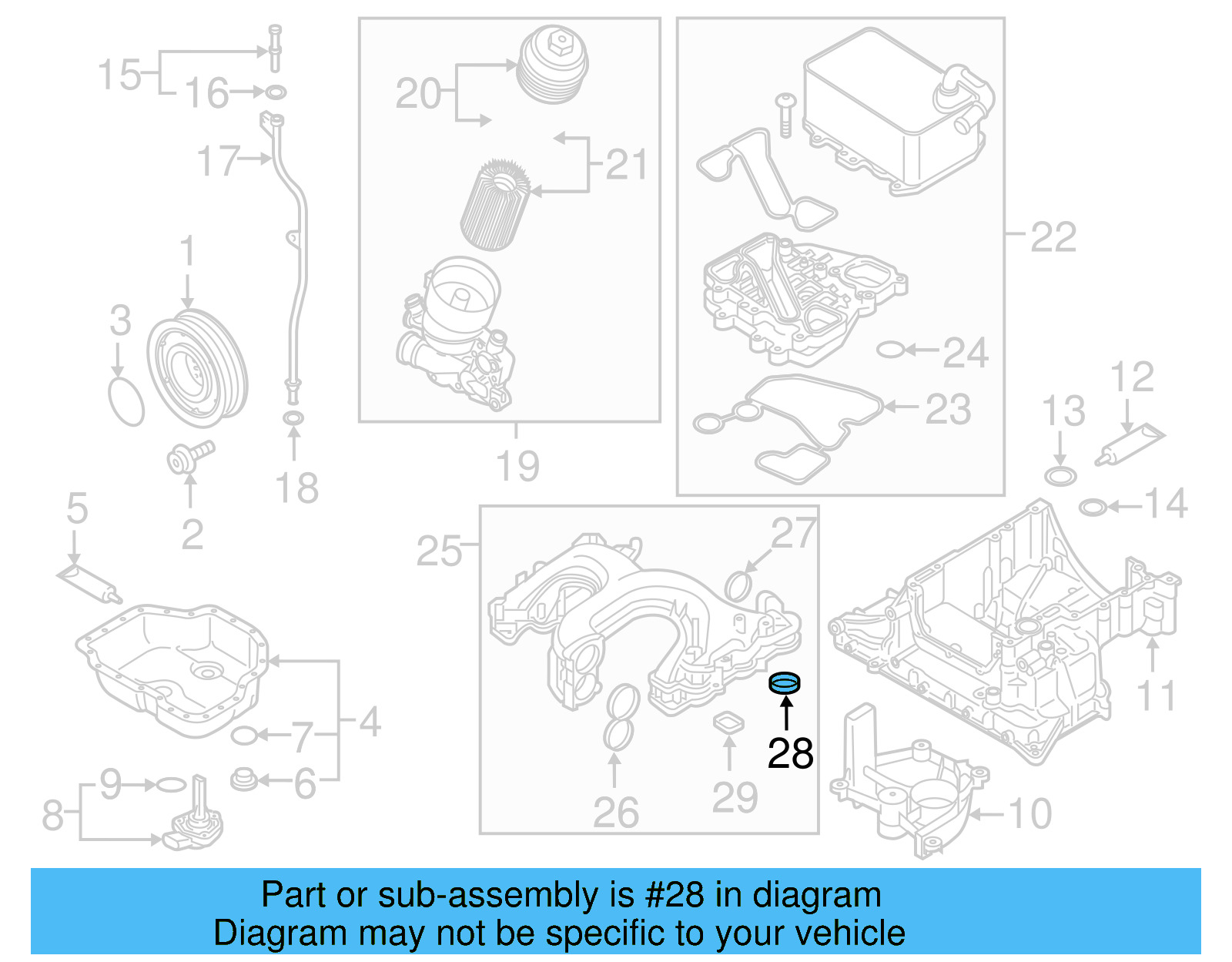 Intake Manifold Gasket 059-129-717-N - View 5