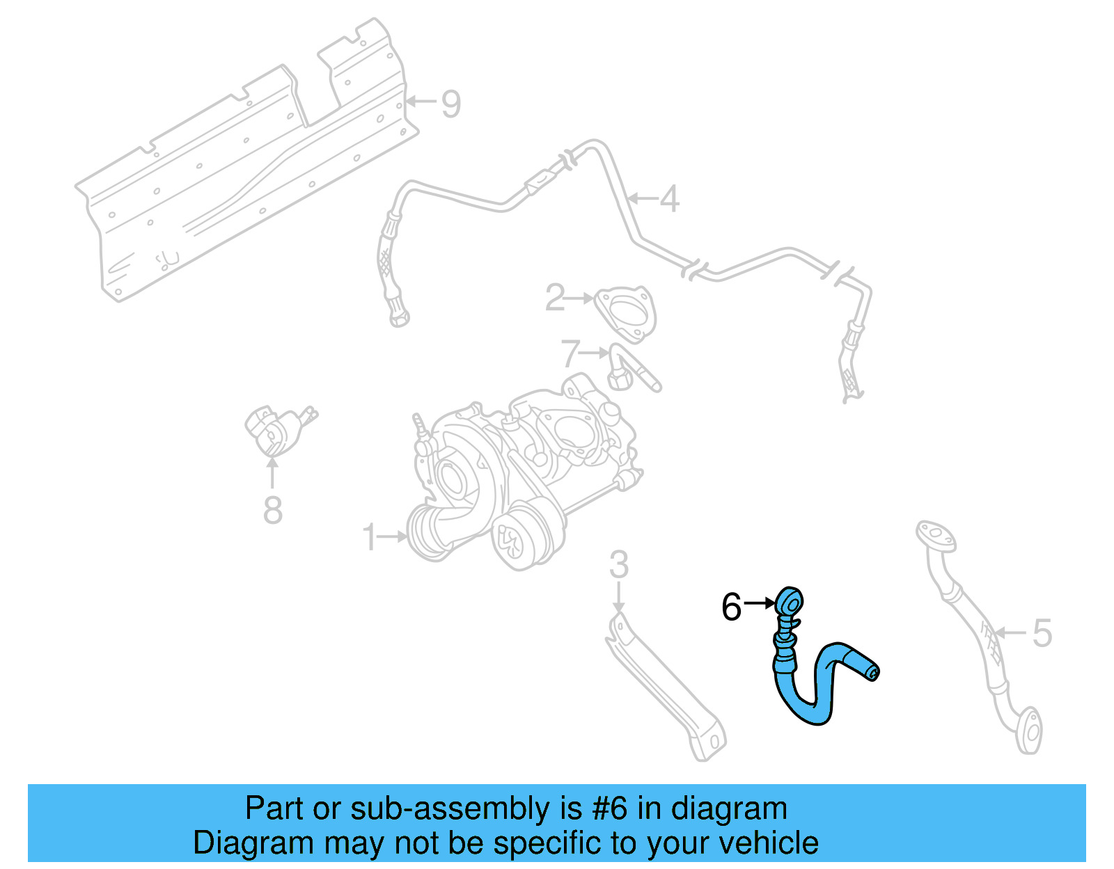 Water Pipe 058-121-497-B - View 6