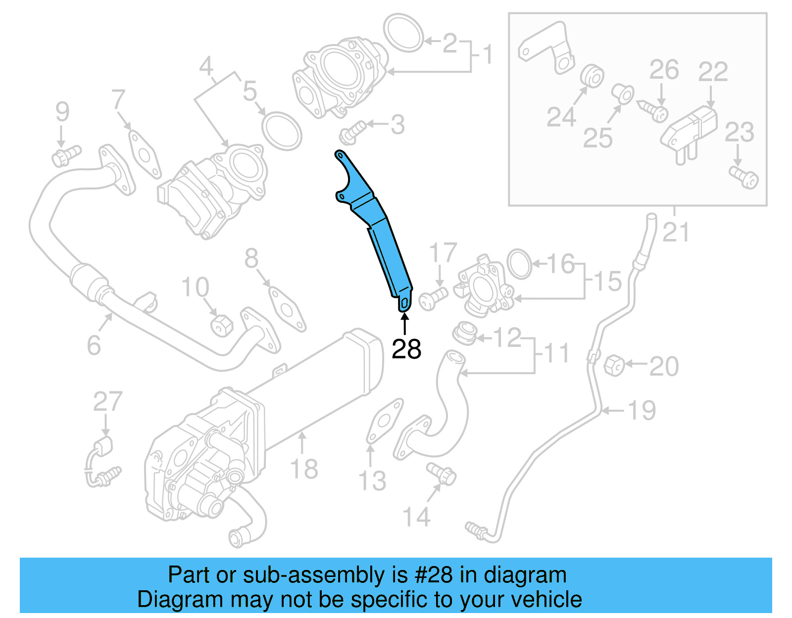 Support 03L-129-723-J - View 9