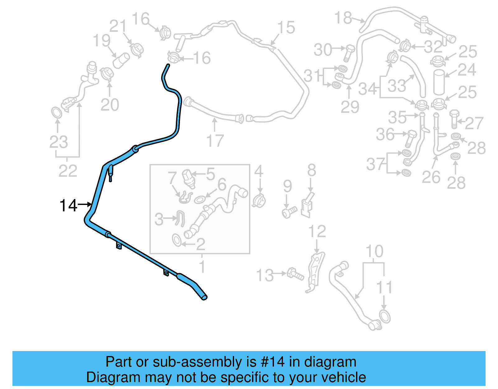 Outlet Tube 7P6-122-447-AD - View 7