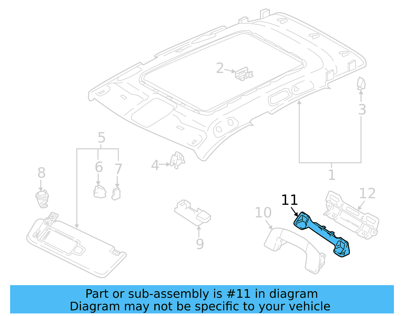 Mount Bracket 5G0-867-660-D - View 3