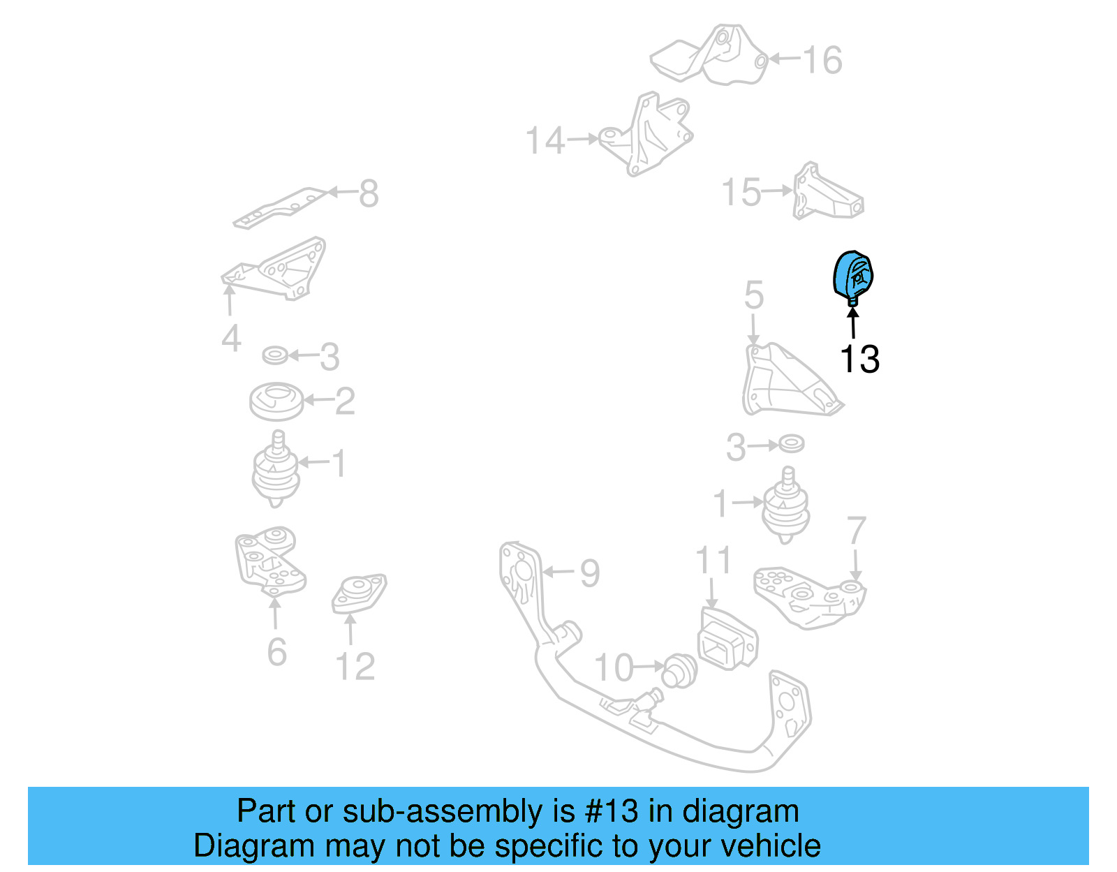 Trans Mount 8D0-399-151-H - View 7