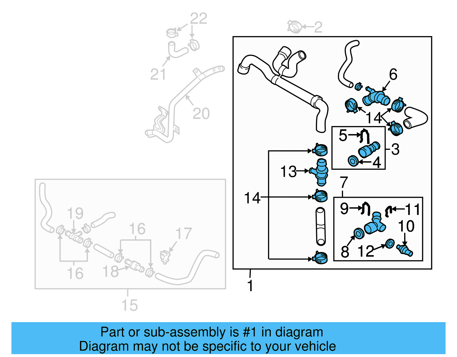 Hose Assembly 1K0-121-049-CM - View 5
