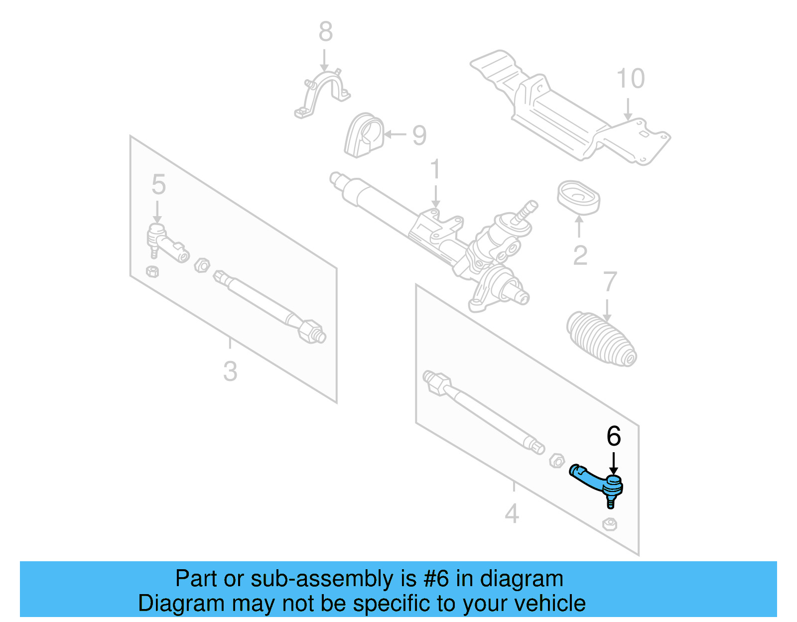 Outer Tie Rod 8N0-422-811-A - View 4
