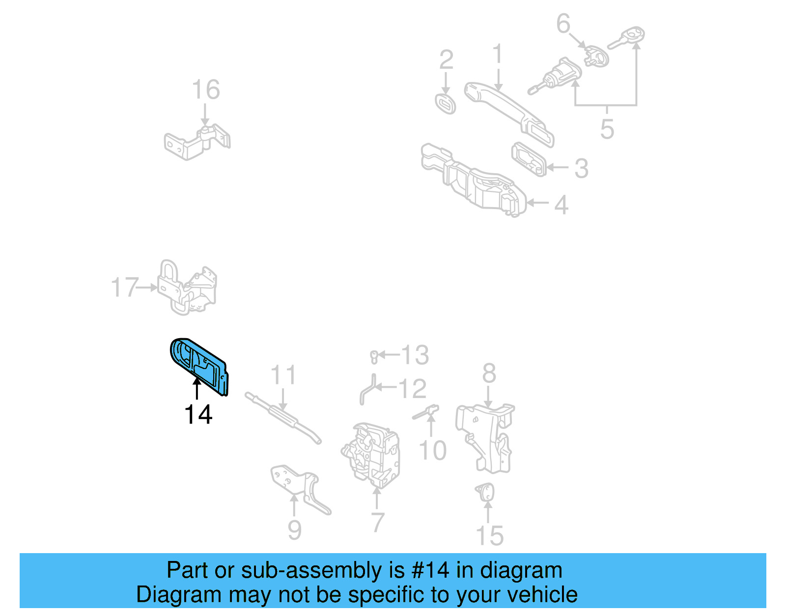 Handle, Inside 3B1-837-114-AA-2AQ - View 10