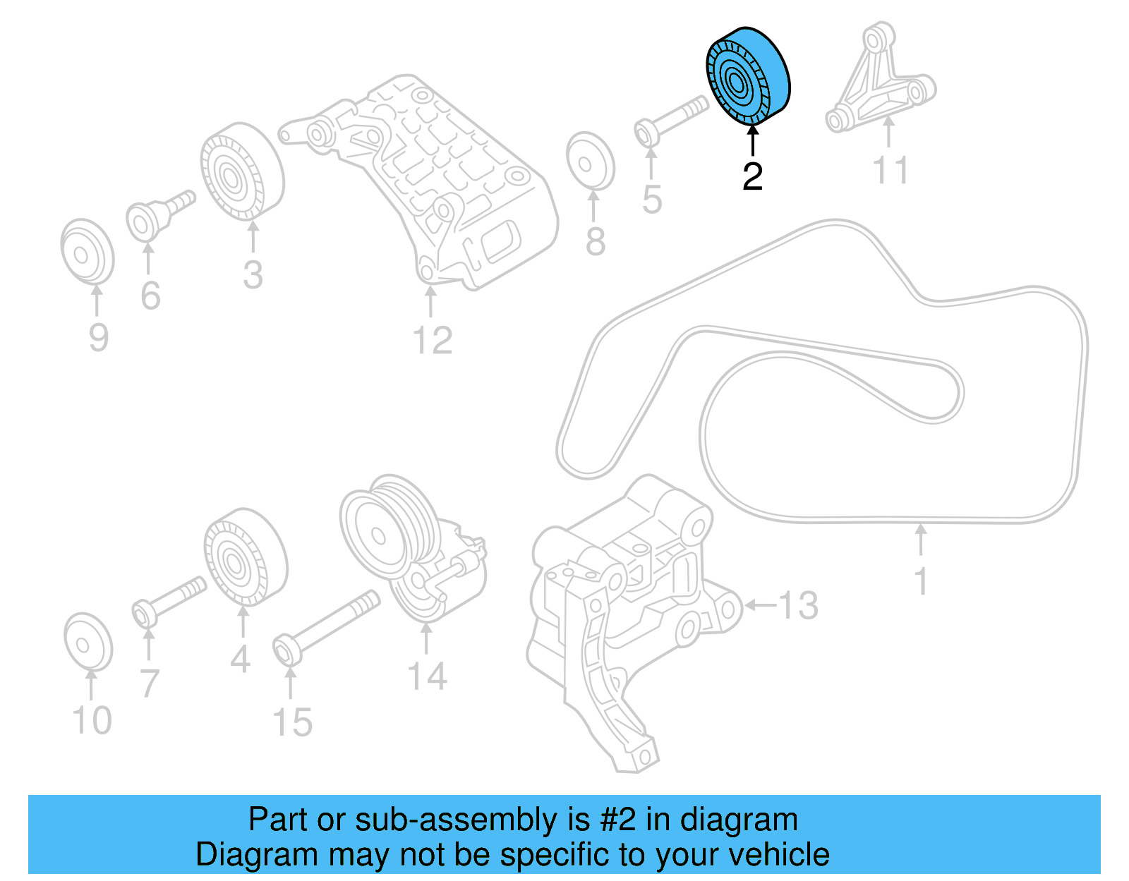 Idler Pulley 059-903-341-H - View 21