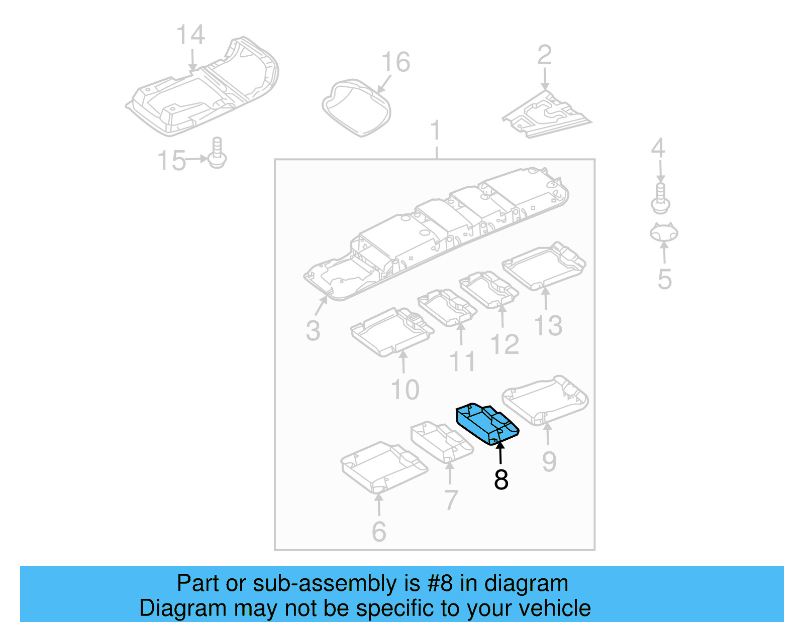 Storage Tray 5N0-862-639-A-95T - View 4