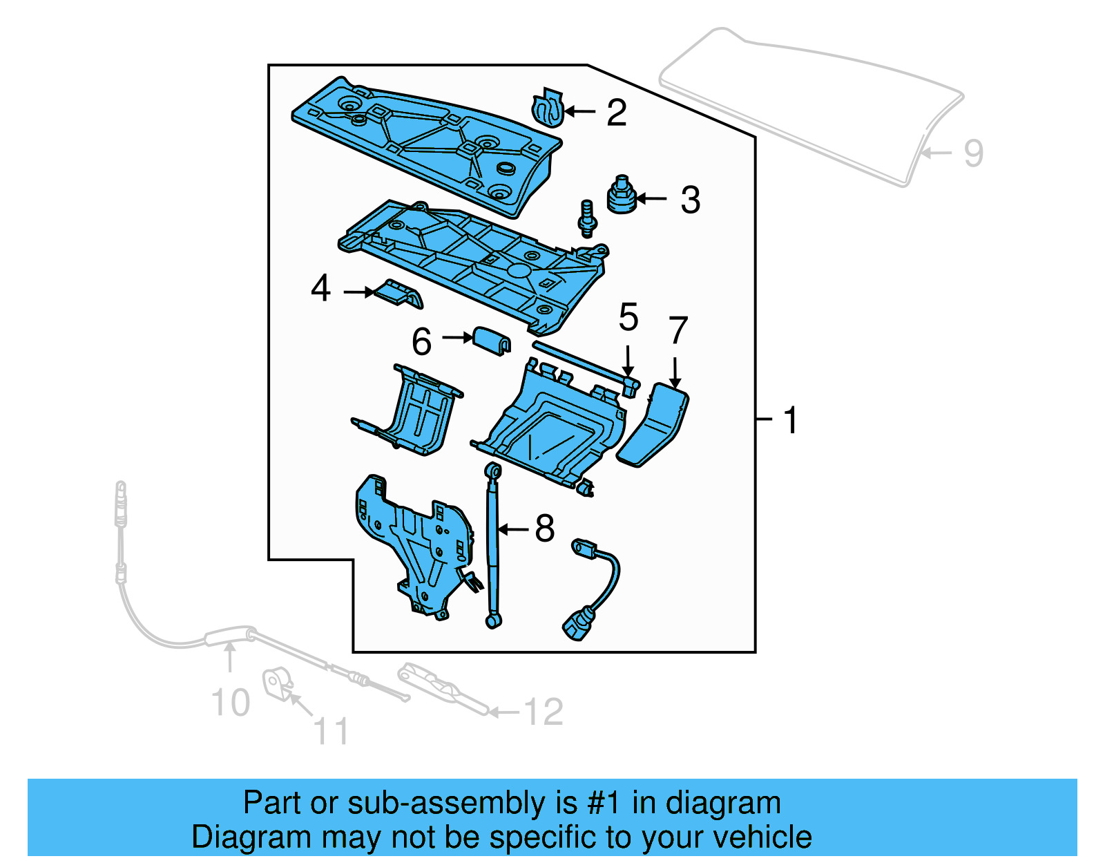 Flap 1Q0-868-852-D-82V - View 3