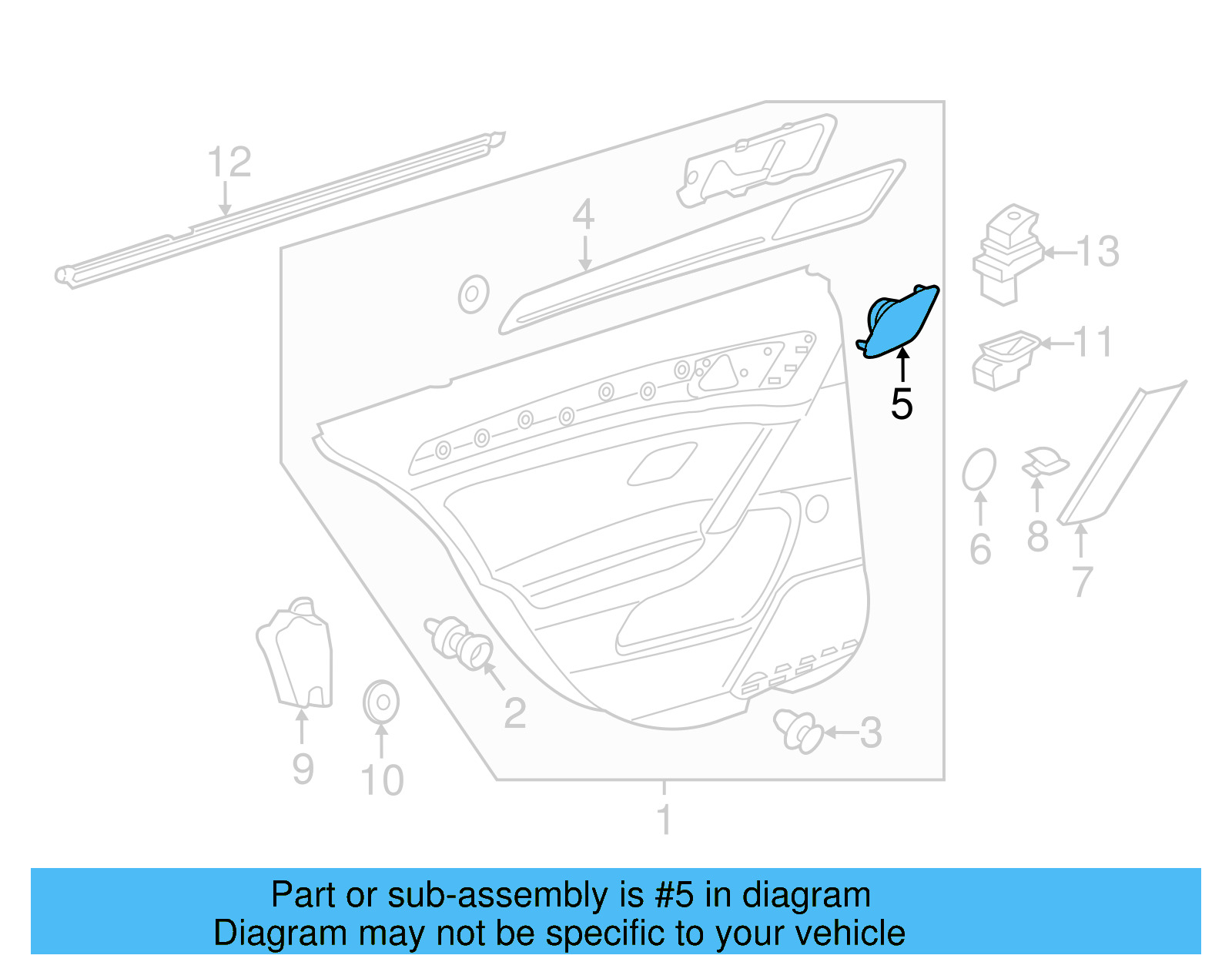 Speaker Grille 5G4-868-152-D-82V - View 2