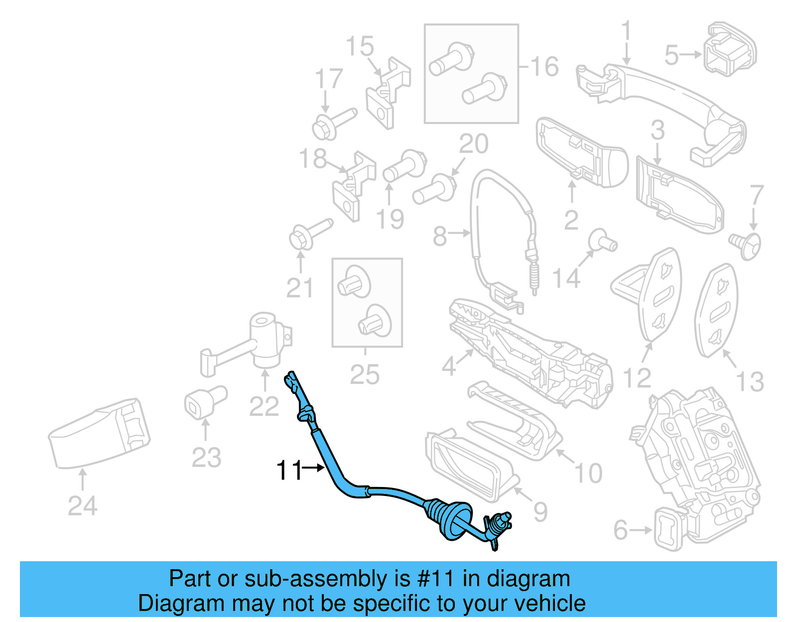Opener Cable 5C6-839-085-C - View 4
