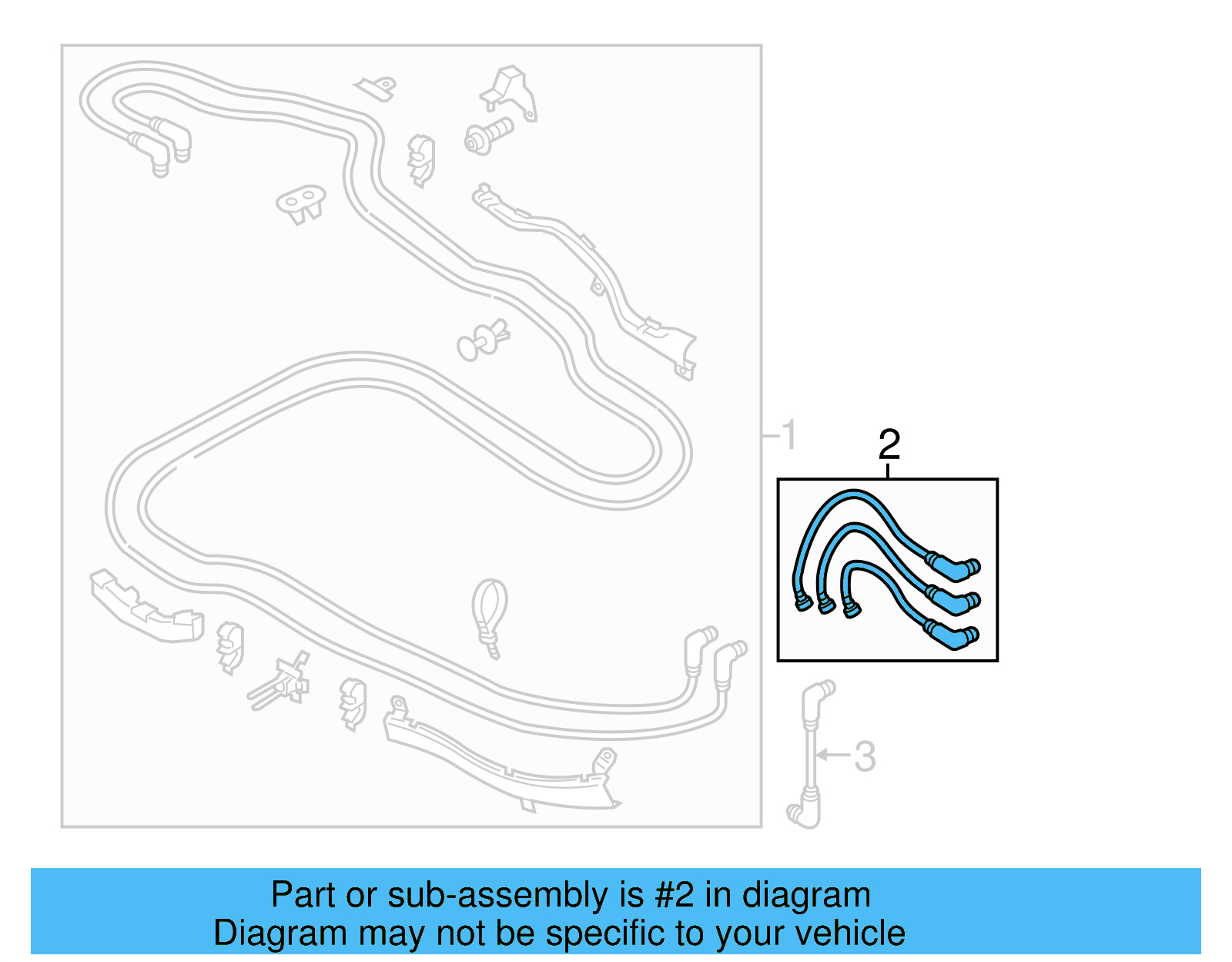 Drive Motor Battery Pack Control Module Wiring Harness 7P0-998-671 - View 8