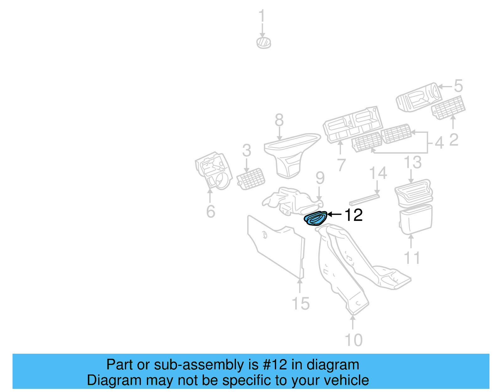 Duct Connector 1J0-815-825-A - View 26