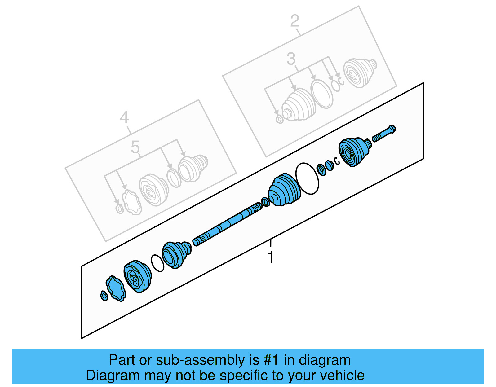 Axle Assembly 701-407-271-AB - View 4