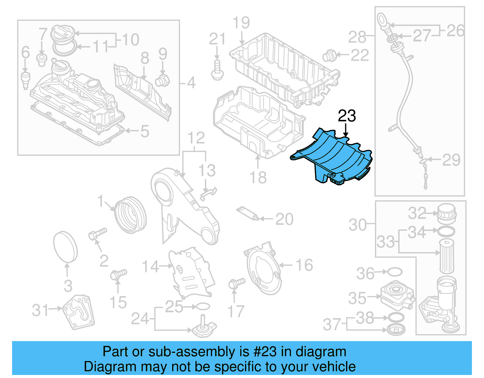Baffle Plate 03G-103-623-A - View 14