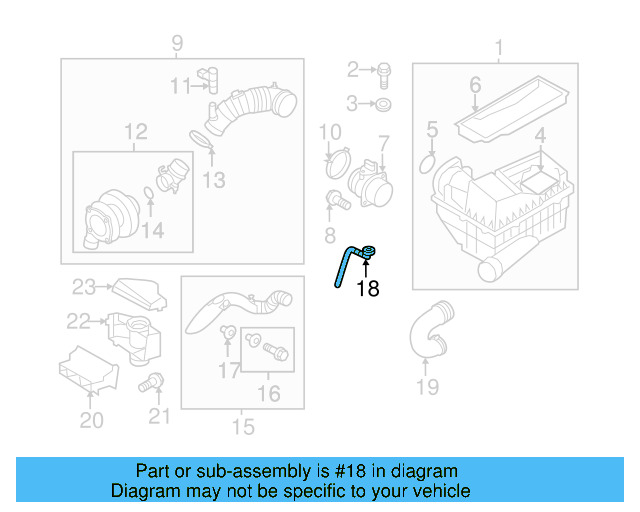 Drain Tube 1K0-129-637-D - View 48