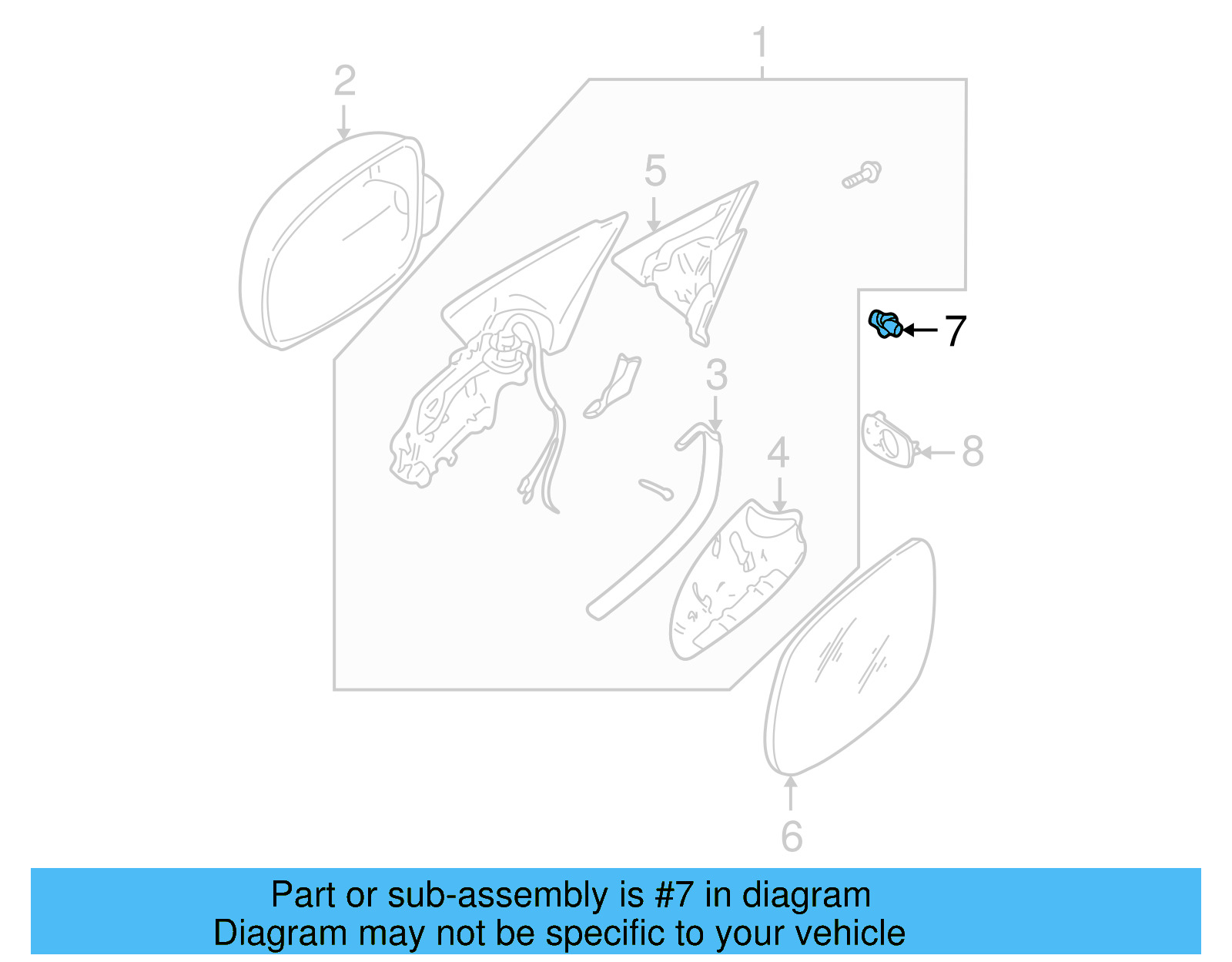 Knob 1J0-857-520-A-01C - View 6