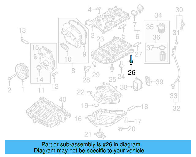 Upper Oil Pan Bolt N-912-112-01 - View 11