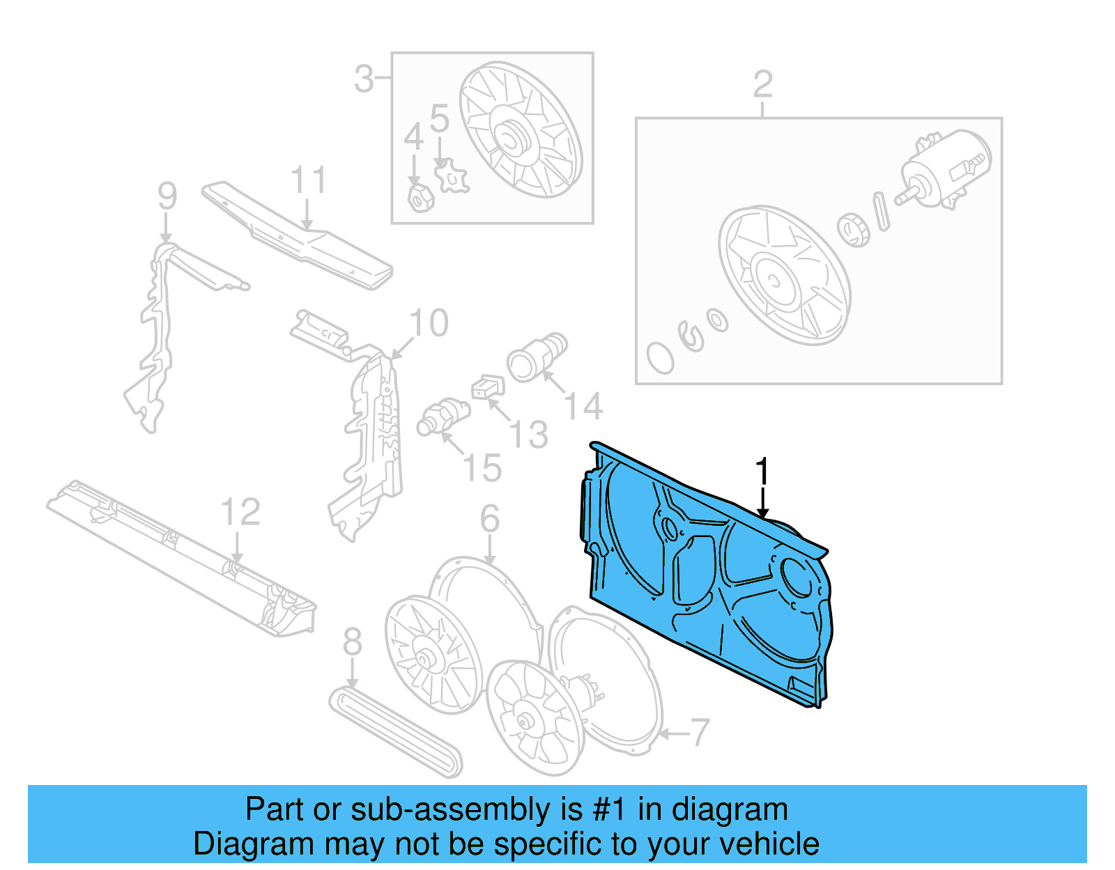 Fan Shroud 1HM-121-207-A - View 3