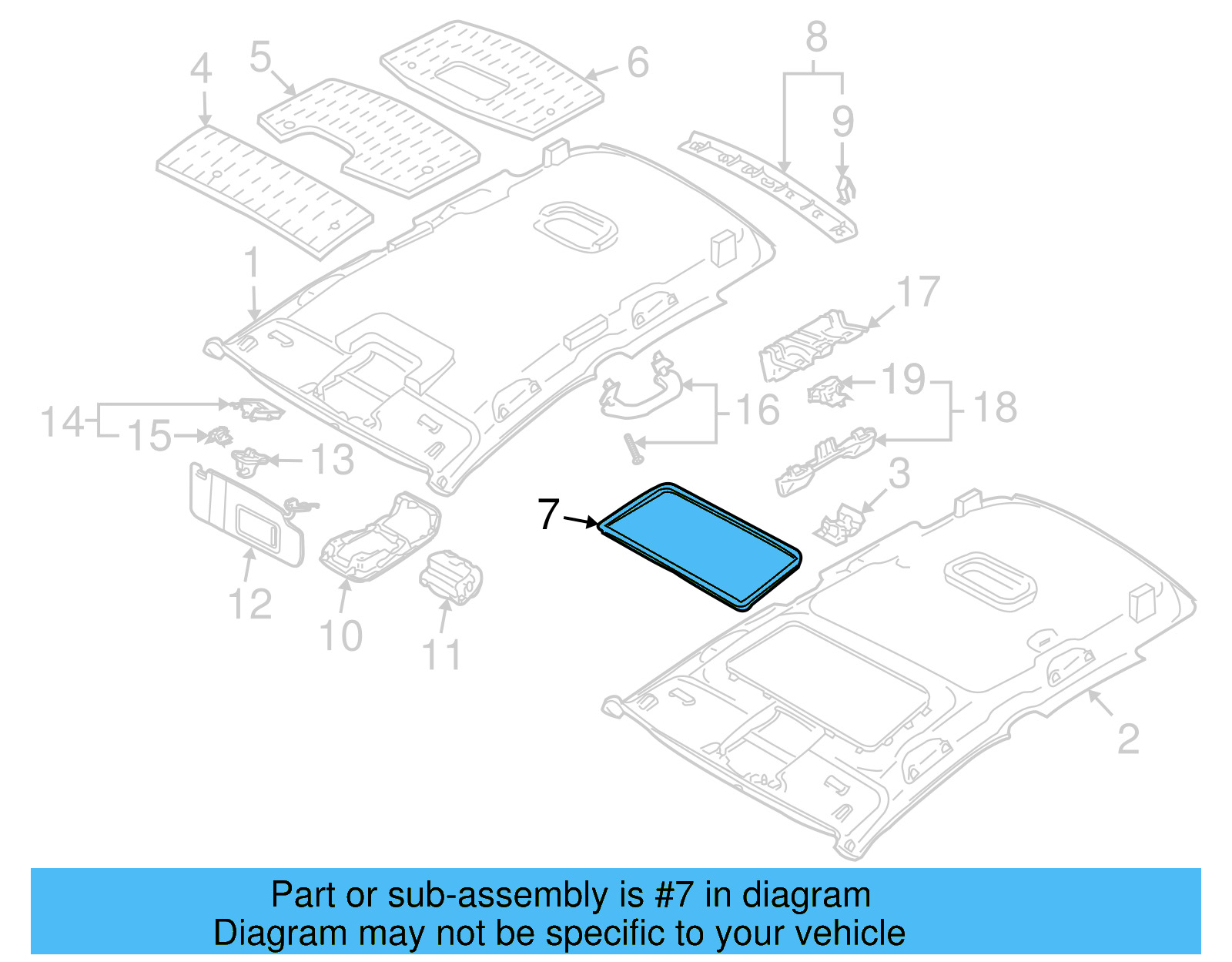 Frame Trim 1K0-867-525 - View 5