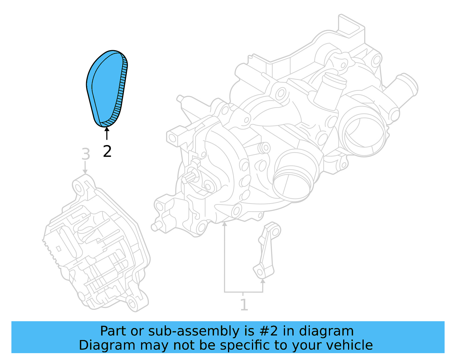 Water Pump Belt 04E-121-605-M - View 6