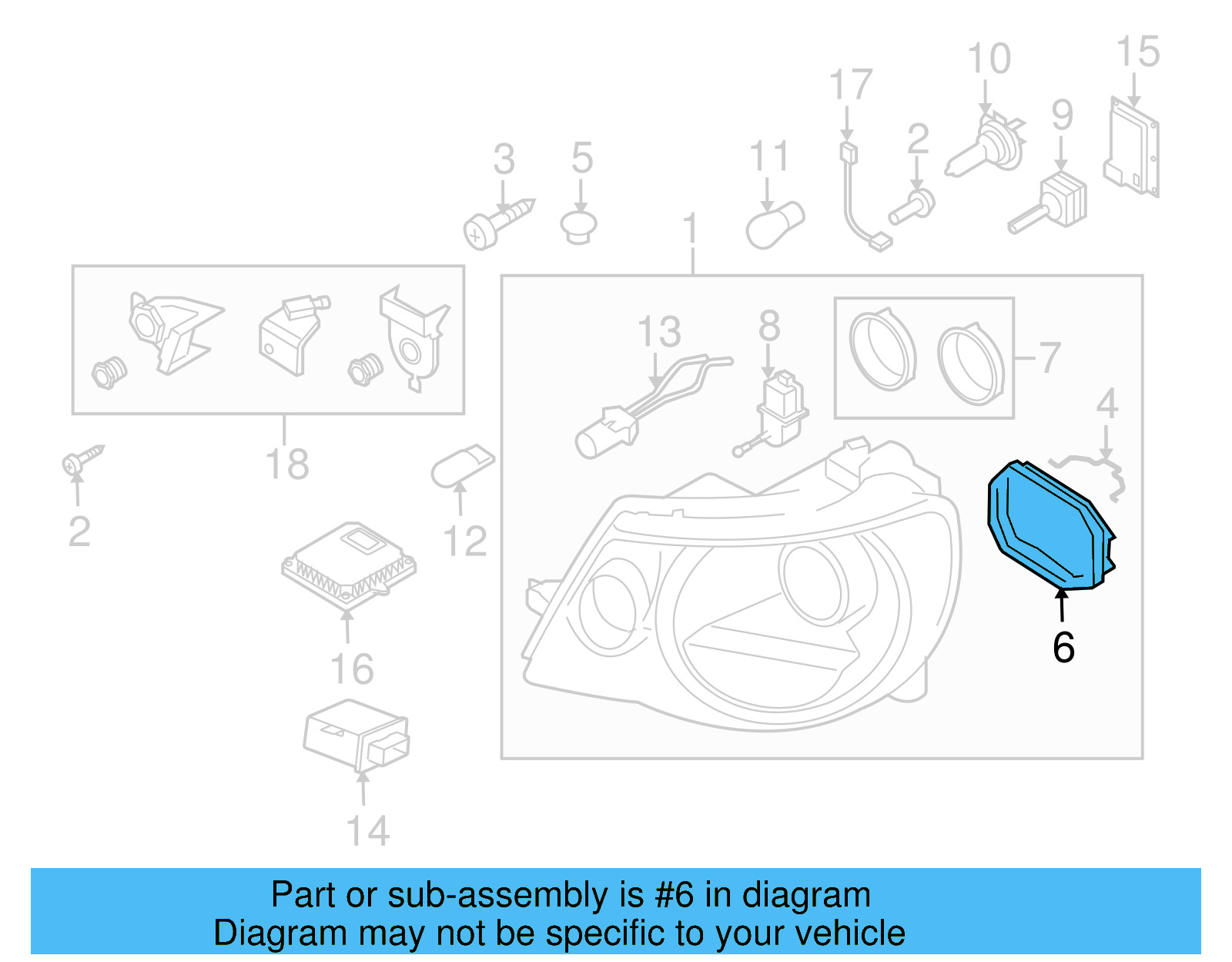 Rear Cap 1Q0-941-607-A - View 4