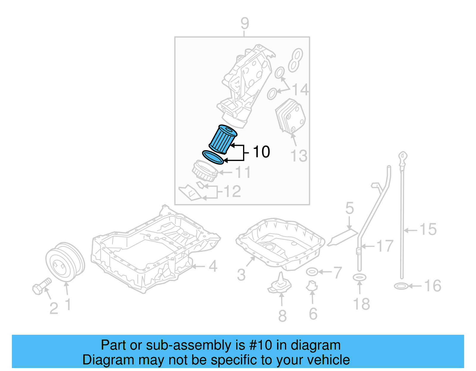 Oil Filter 077-115-562 - View 9